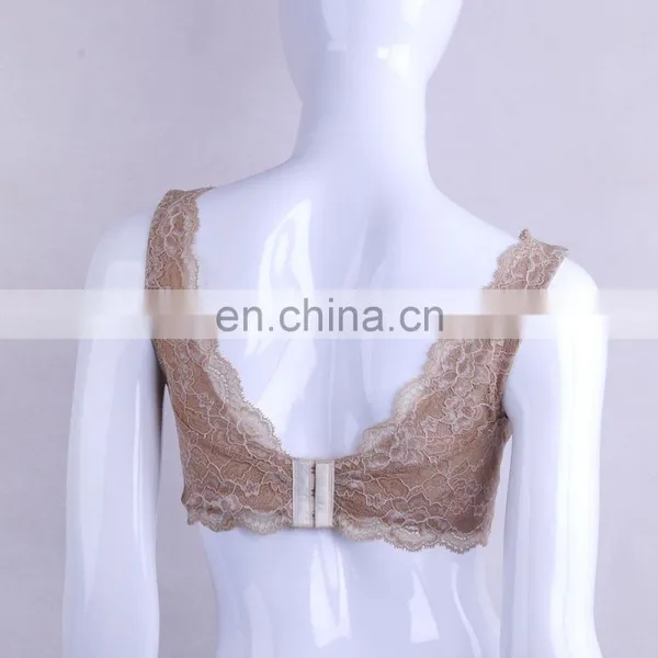 China Manufacturer Elegant Young Lady Brown Underwire Camisole Bra photo-3