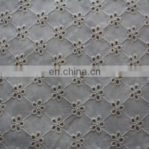100% Cotton Embroidered Fabric With Competitive Price photo-4