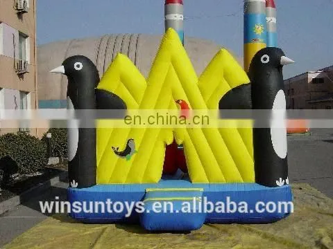 Commercial Inflatable penguin bounce,bouncing house,bounce house