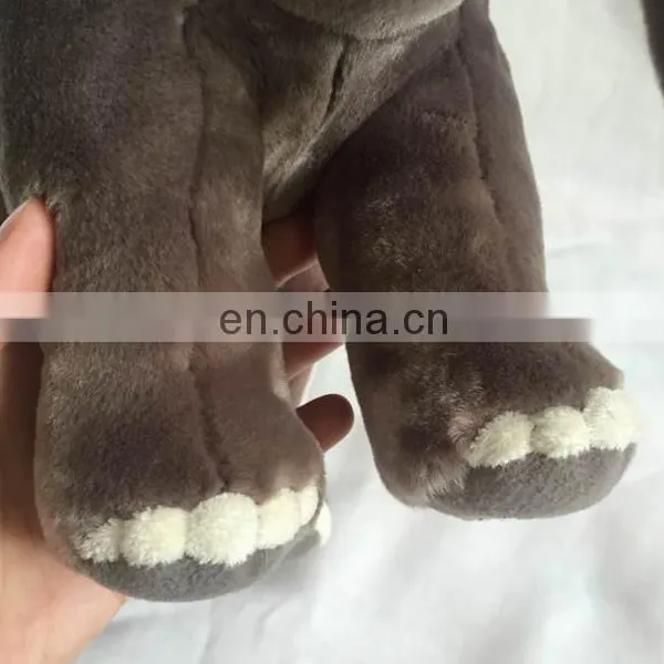 Modicate Delicate Plush Grey Elephant Animal Toy photo-5