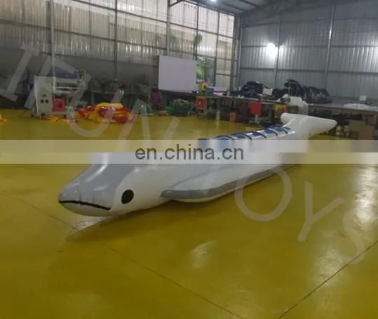 8 Person Ride Floating Dolphin Inflatable Water Ski Banana Towable Boat photo-4