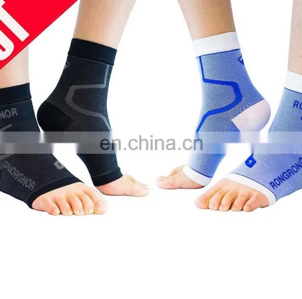 Seamless Nylon Compression Arch Support Foot Sleeve photo-6