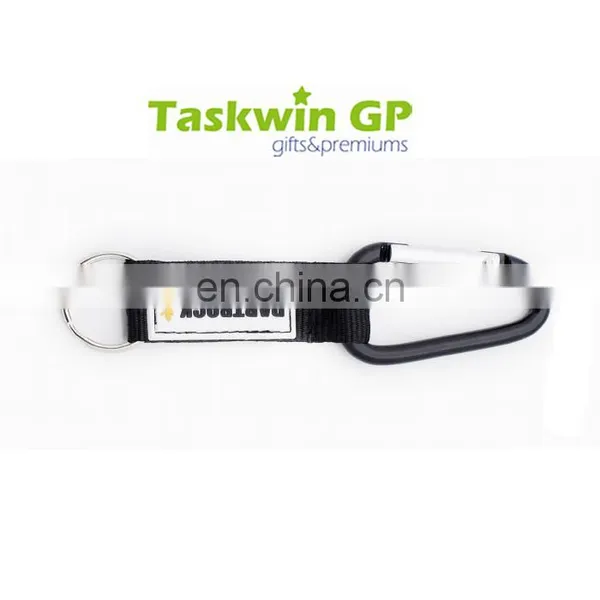High Quality Short Lanyard Design Carabiner Keychain, Polyester Lanyard Keyring With Carabiner and Keyring photo-2