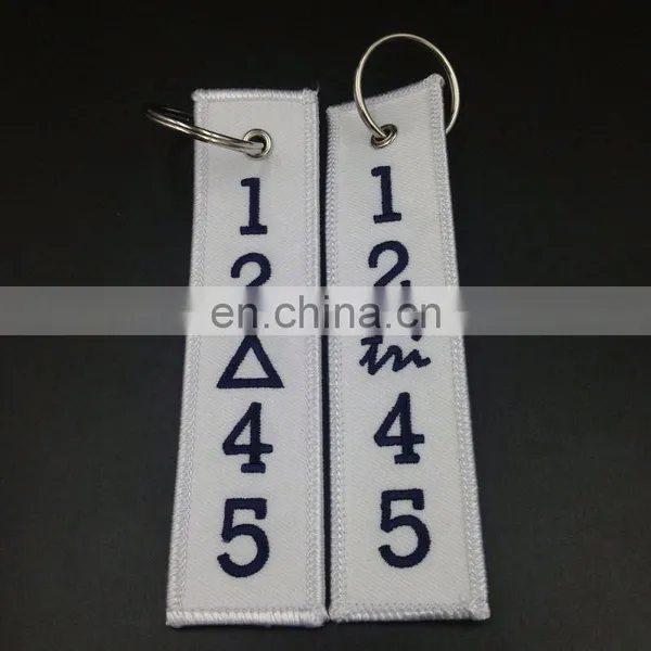 Embroidered Patch Keychains for Bikes or Car Key Chains Printed Your Own Logo photo-2