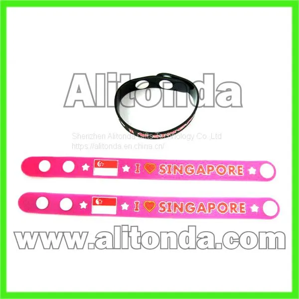 Custom Soft Silicone Wrist Band for Sports Club School photo-5