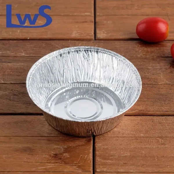 Round Aluminium Foil Baking Cups Disposable Cheesecake Pans photo-4