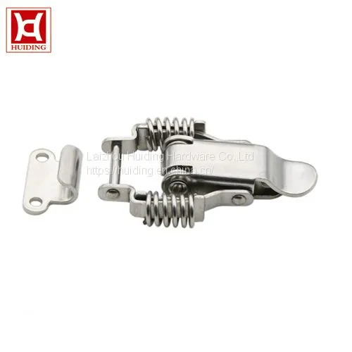 DK011 Spring Loaded Toggle Latch Stainless Steel Draw Latch Lock photo-2