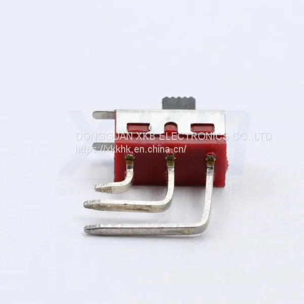 12.7*6.6mm SS-12D28 Handle Height 4mm High Current Side Plug Slide Switch photo-3
