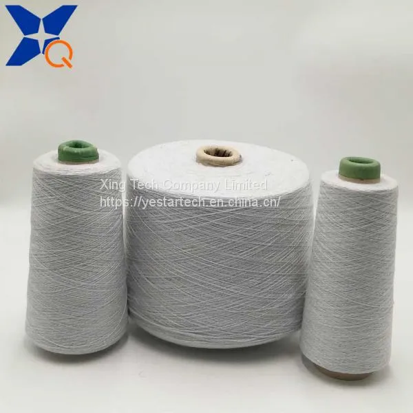 Grey Yarn Ne21/2ply 10% Stainless Steel Fiber Blended With 90% Polyester Fiber Ring Spun Yarn for Knitting Touchscreen Gloves-XTAA005 photo-3