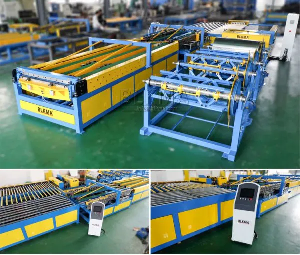U Shape Rectangular Air Duct Making Auto Line Pipe Grooving Machine photo-4