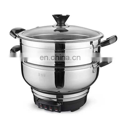 Cooking appliance multi function electric steamer