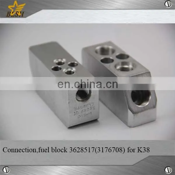 CCEC Diesel Fuel Block Connection 3628517 for CUMMINS K38/K50 Engine Parts photo-3
