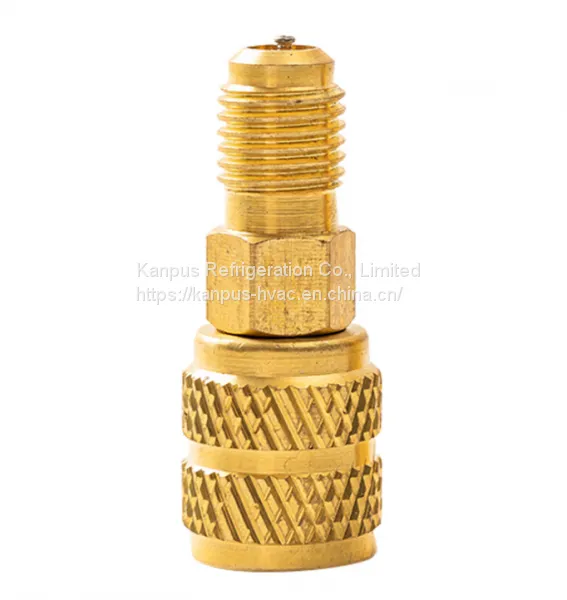 Brass Reducing Union With Cap and Valve Core (brass Union, Brass Fitting) photo-2