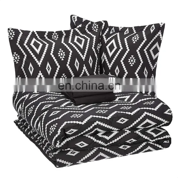 Native American Design 7 Pieces Bedding Set Comforter Set King Bed Sets photo-3