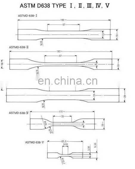 ASTM 638 Type V Standard Dumbbell Rubber Tensile Sample Die Cutter photo-4