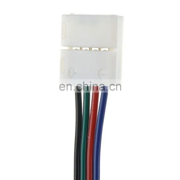 Solderless Connector 4pin 10mm Power Connector for 3528/5050 RGB LED Strip Light photo-4