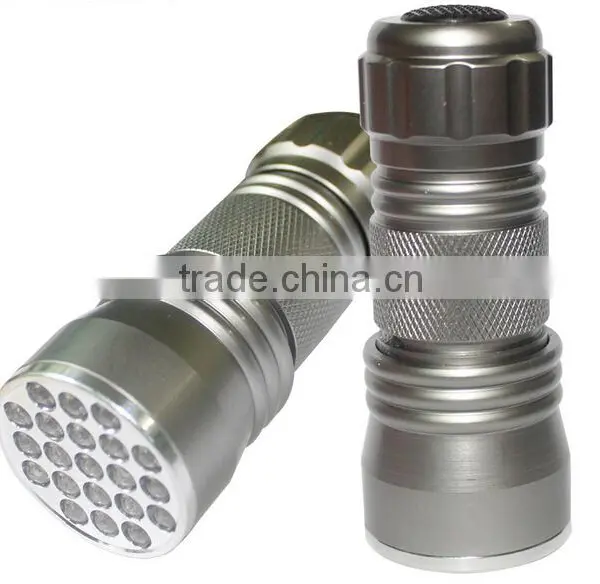 21LED Cheap Aluminum UV Flashlight photo-2