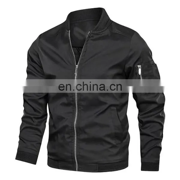 Varsity Quilted Mens Custom Logo Plus Size Flight Bomber Jacket Coat photo-3