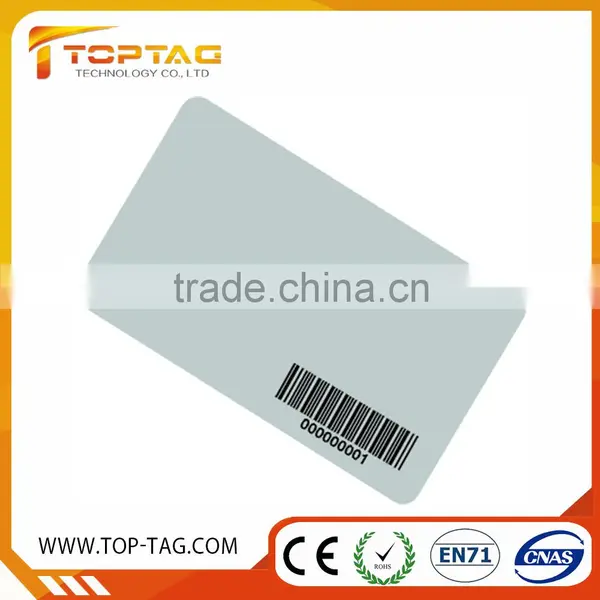 Gift Card With Barcode / RFID Gift Card With Barcode / Gift PVC Barcode Card photo-5