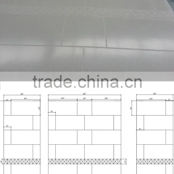 Classic Cultured Marble Shower Surround, Cast Marble Shower Panel, Shower Surround Kits photo-3