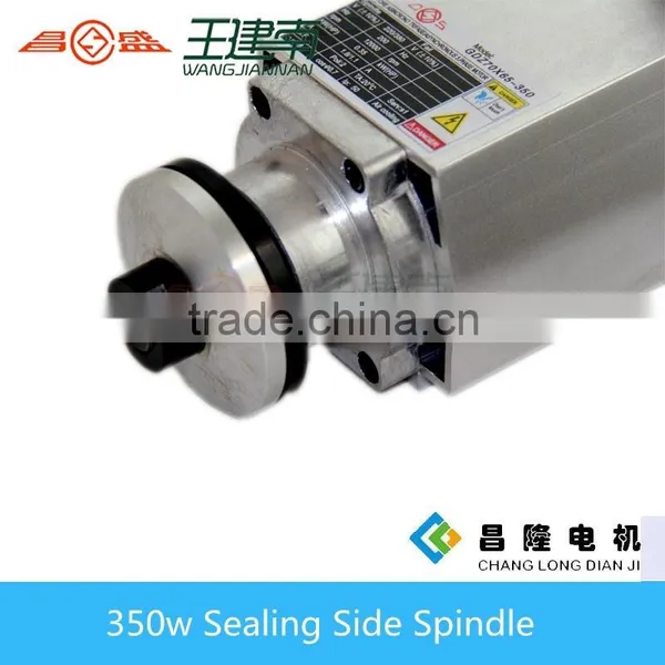 Cnc Inverter Spindle Motor 350w Sealing-side Aircooling Spindle Motor 200Hz photo-2