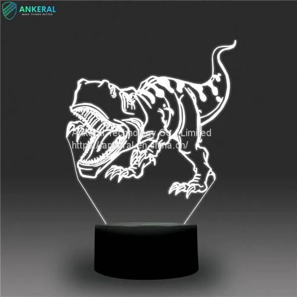 Creative Dinosaur 3D Light APP Control 3D Lamps photo-2
