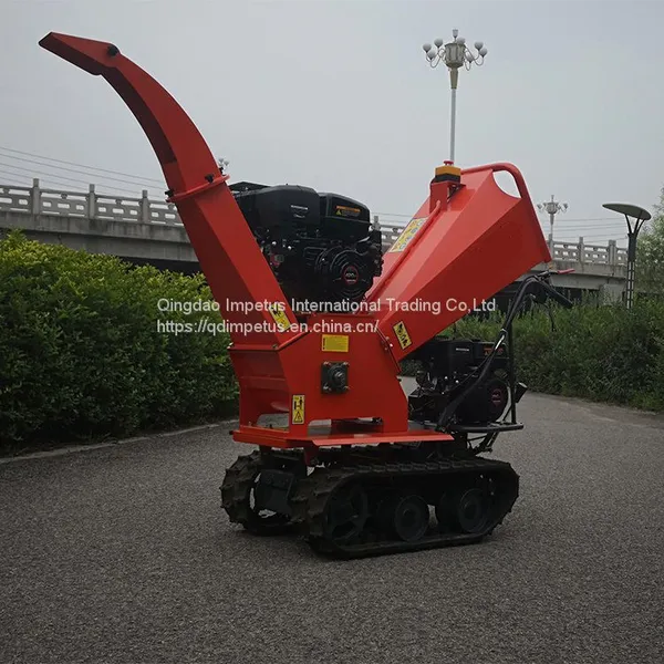 15hp Бензиновый двигатель с электрическим запуском, мощность перерезки 120 мм, пневматический дробилка-деревообрезчик с приводом от карданного вала, дробилка-деревообрезчик