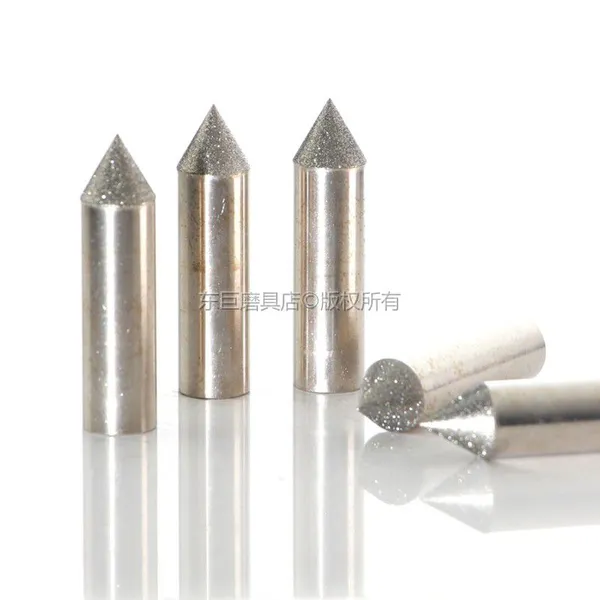 Electroplated Diamond Mounted Points CBN Grinding Tools Sharp Arrow Head Abrasive Tools photo-3