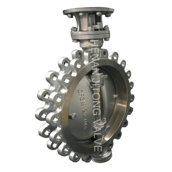 Manufacturer Wholesale ANSI Butterfly Valve Stainless Steel Lug Hard Seal Worm Gear Butterfly Valve photo-3