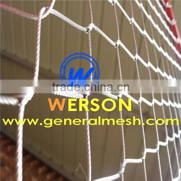Flexible Stainless Steel Cable Mesh for Zoo Enclosures, Tensile Structure | Generalmesh photo-6
