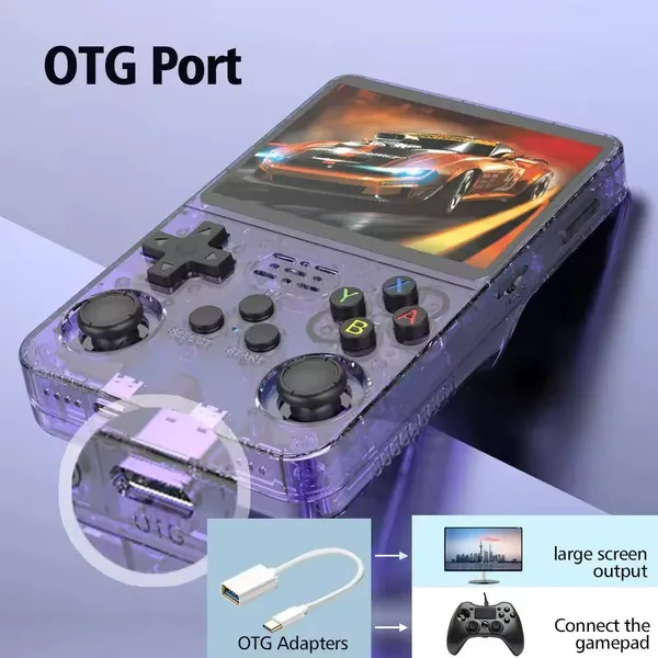 R36s Handheld Game Console 64gb 10000 Games 3.5 Inch Screen Portable Handheld Gaming Player Video Game Consoles photo-5