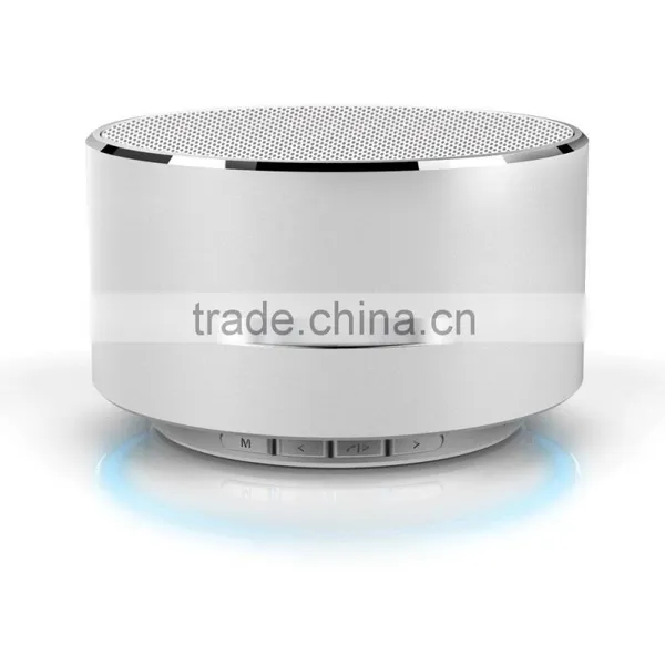Fashionable Design Aluminum Alloy A10 Bluetooth Portable Speaker With Led Light photo-3