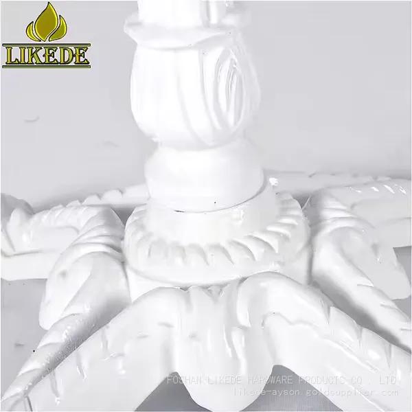 Classic Antique Western Style Cast Iron Marble Table Base Adjustable Dining Table Legs for Apartment Use photo-4