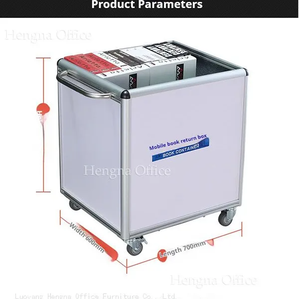 Heavy-Duty Mobile Book Return Container | 24/7 After-Hours Return Solution