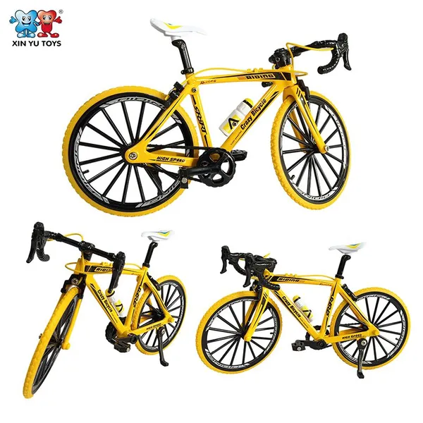 XINYU 1:8 Scale Diecast Toys Mountain Bicycles Alloy Metal Miniature Bike photo-2