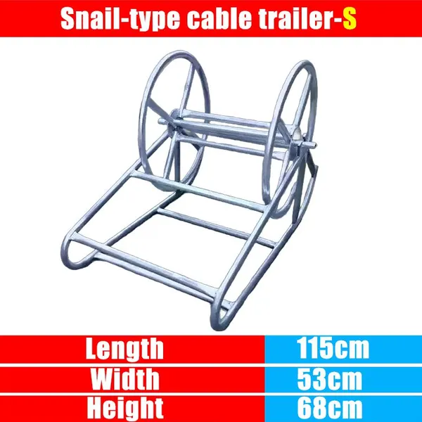 Marine - Style Cable Reel, Cable Support Shaft, Snail - Type Vehicle, Power Anti - Twist Steel Wire Traction Rope Pay - off