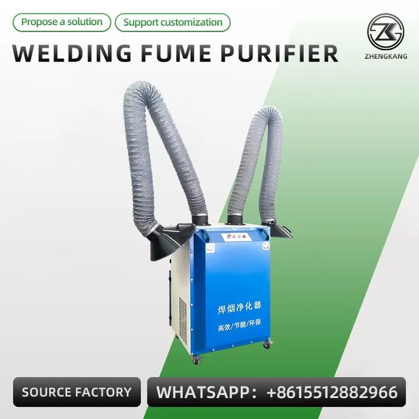 Industrial Welding Fume Extractor Mobile Welding Smoke Dust Collector for Cutting Grinding photo-4