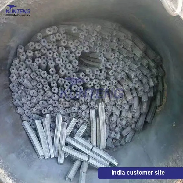 Smoke Free Coconut Shell Charcoal Carbonization Furnace Making Machine Stove EPC photo-4