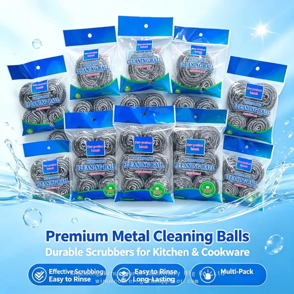 Super Abrasive Metal Scourer Heavy Oil Steel Ball Solidified Grease Remover photo-2