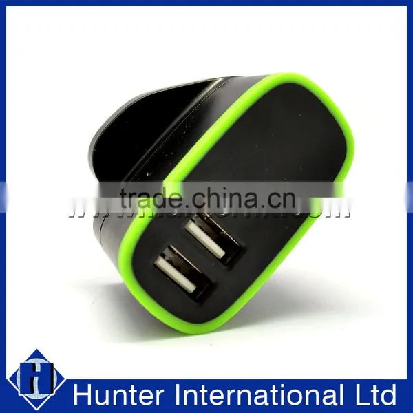 New Design IC Control 2 Ports USB AC Power Charger photo-2