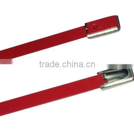 Stainless Steel Cable Tie Coated by Polyester Powder CE ROHS UL