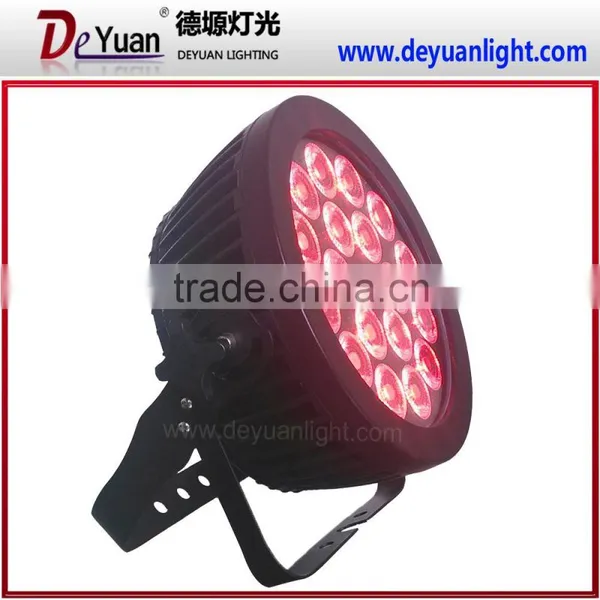 New Design 18pcs 6in1 Waterproof Outdoor Ip65 Flat Par Light photo-6