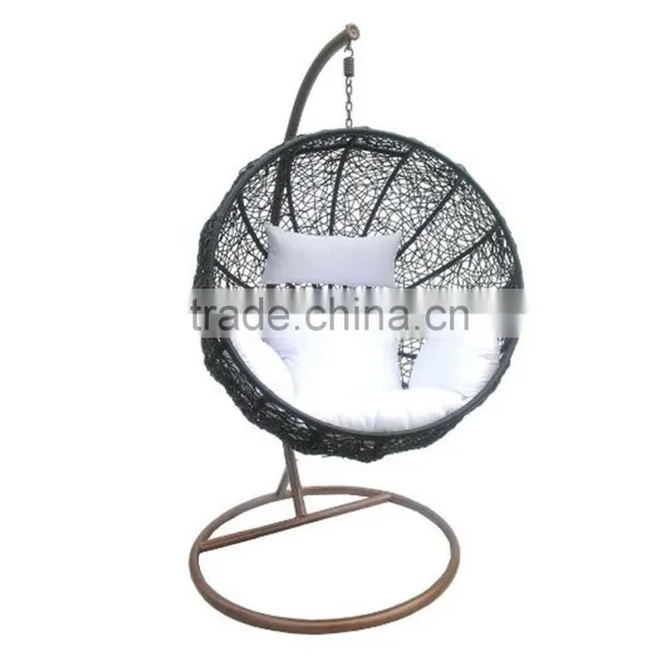 Hammock Rattan Swing Hanging Chair Suspension Seat Lounge Egg Shaped Indoor Swing Chair photo-3