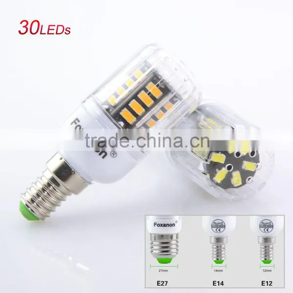 Led Lamp E27 SMD 5733 Brighter Than 5730 SMD Lampada LED Light E14 220V Bombillas LED Corn Bulb Luz E12 110V Lampadas LED Light photo-2