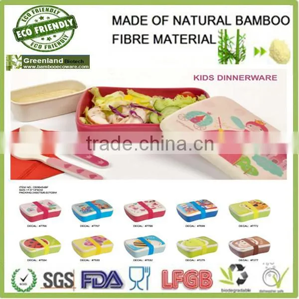 High Quality Cow Bamboo Fibre Kids Plates photo-5