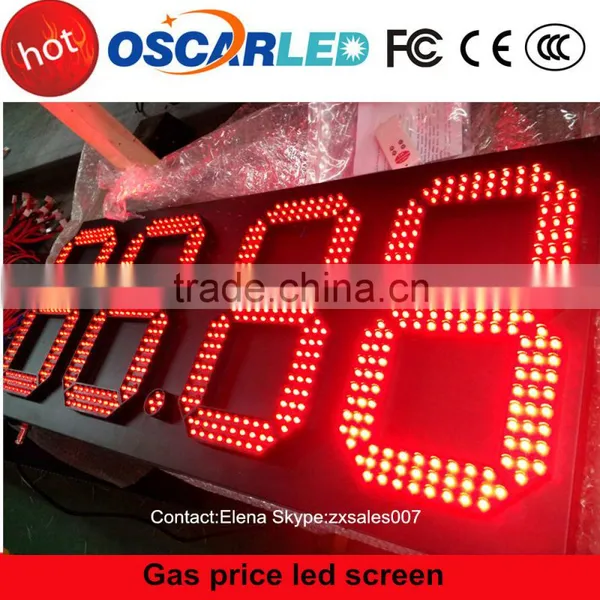 Single Color P10 Outdoor Led Advertising Screen/ Gas Led Gas Price Sign With High Quality photo-4