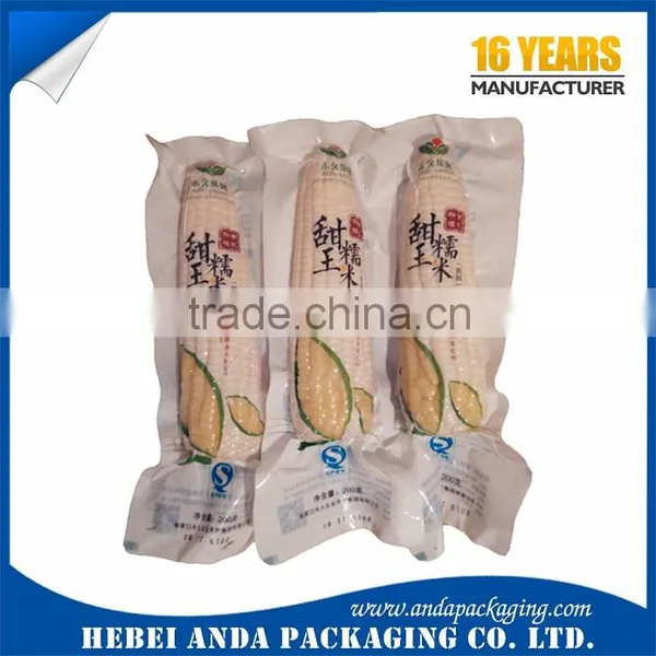 Gravure Pringing Heat Seal Corn Custom Printed Plastic Vacuum Bag photo-5