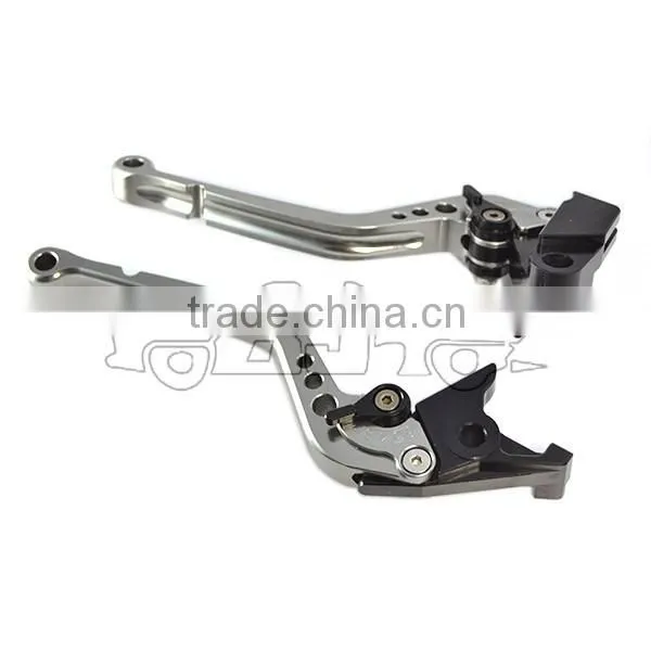 BJ-LS-003 Gray Cnc Adjustable Motorcycle Brake Lever for GSXR1000 GSXR600 photo-5