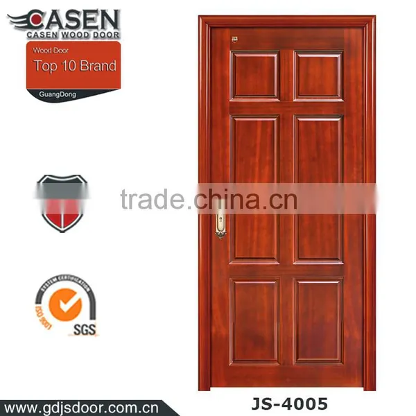 China Wood Door Manufactures Supplier Inter Wood Doors Polish 4 Raised Panels Door for Hous Design Supplier's Choice photo-4