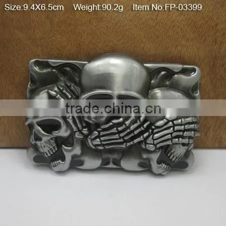 Metal Name Plate Belt Buckles Brand Logo Color Plate Belt Buckle photo-3